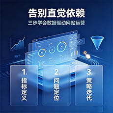 梨树建站-告别直觉依赖：三步学会数据驱动网站运营