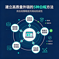 鸡西建站-建立高质量外链的5种白帽方法